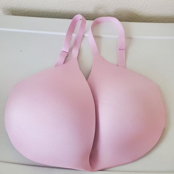 Skims Bra Body Wireless Super Push Up Bra Baby Pink 32DD T-shirt Bra Padded - Picture 1 of 16